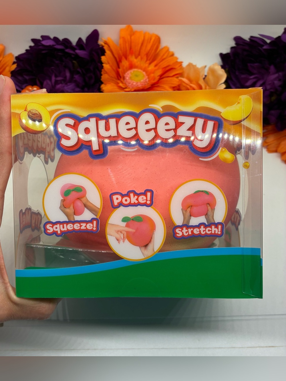 SQUEEZY PEACH BY TOYMENDOUS NEW